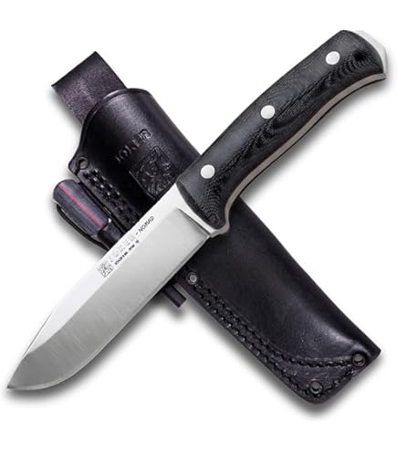 Bushcraft Knife Joker Rabbit CC76, with Deer Horn Handle and 8.5
